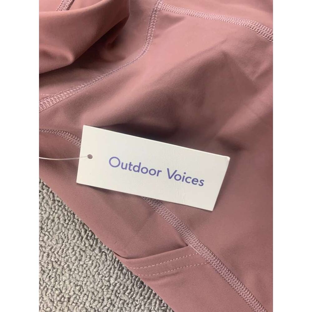 Outdoor Voices Women's Pink Biker Zoom 8" Short XS Deep Taupe Size XS NWT‎ - Picture 4 of 7